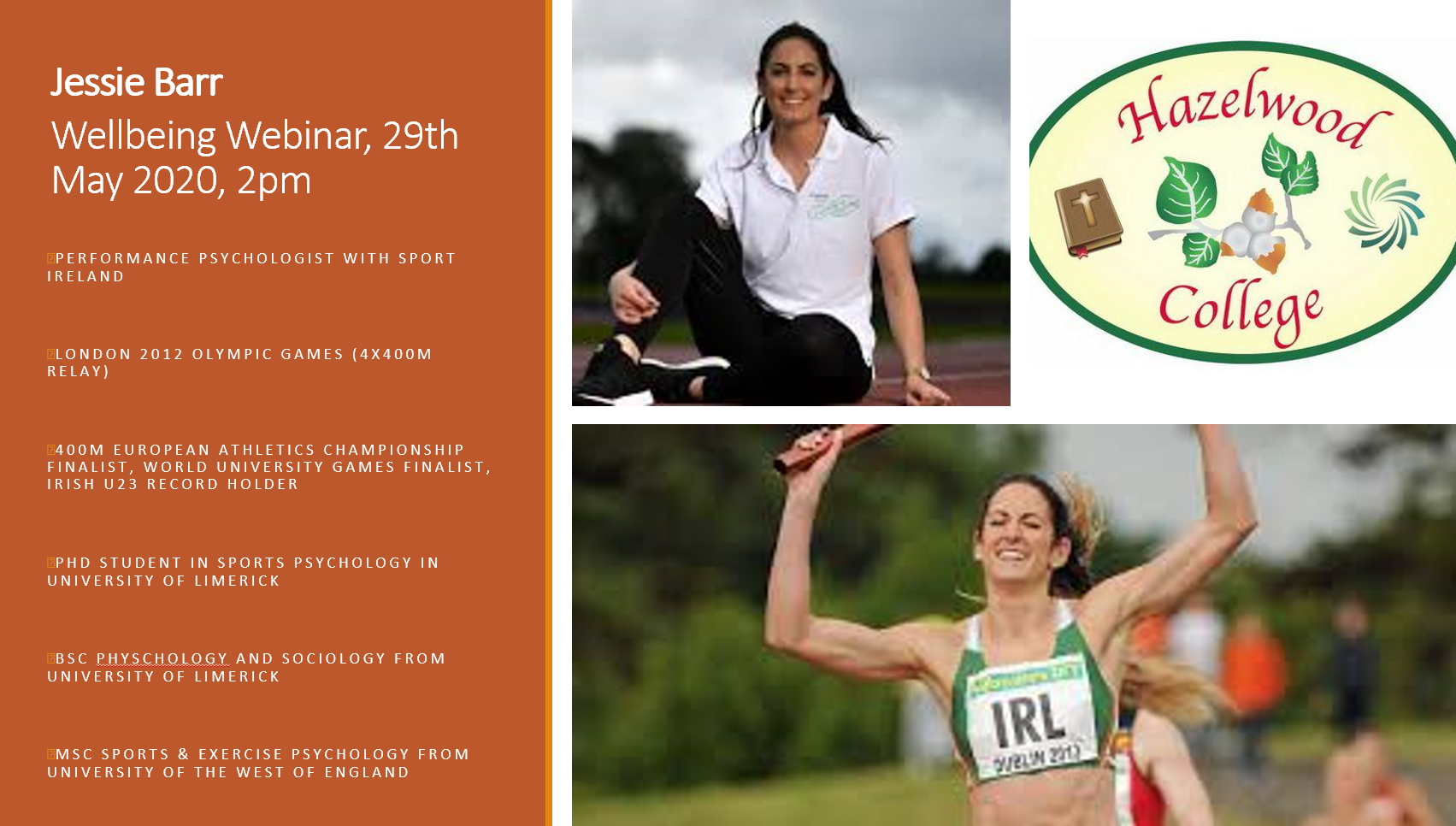 Jessie Barr – Webinar Today – Hazelwood College