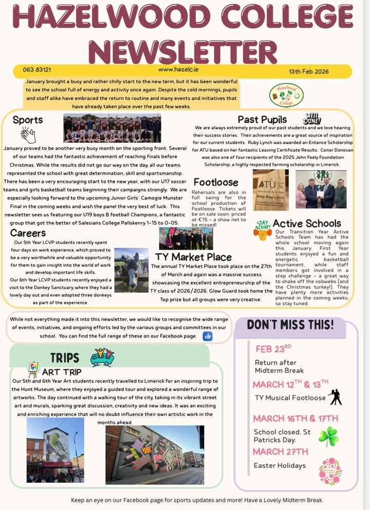 Hazelwood College Dromcollogher